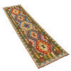 Handmade Multi Kilim Geometric 6' Runner