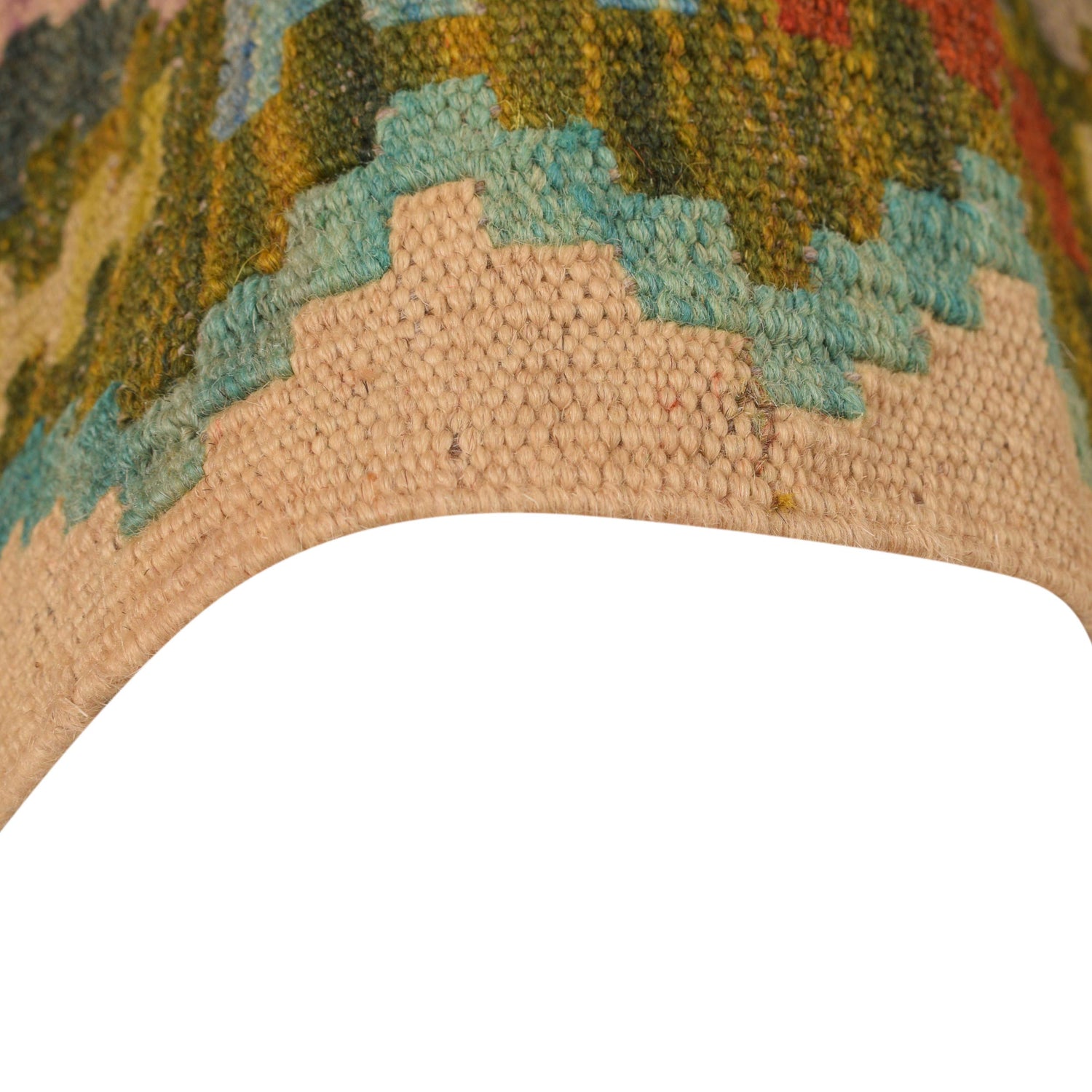 Handmade Multi Kilim Geometric 6' Runner
