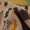 Embroidery Kilim Area Rug Handmade Beige Animal 5x8 ft