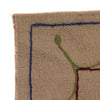 Embroidery Kilim Area Rug Handmade Beige Animal 5x8 ft