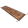 Handmade Multi Kilim Geometric 10' Runner