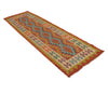 Handmade Multi Kilim Geometric 10' Runner