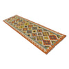 Handmade Multi Kilim Geometric 10' Runner