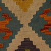Handmade Multi Kilim Geometric 10' Runner