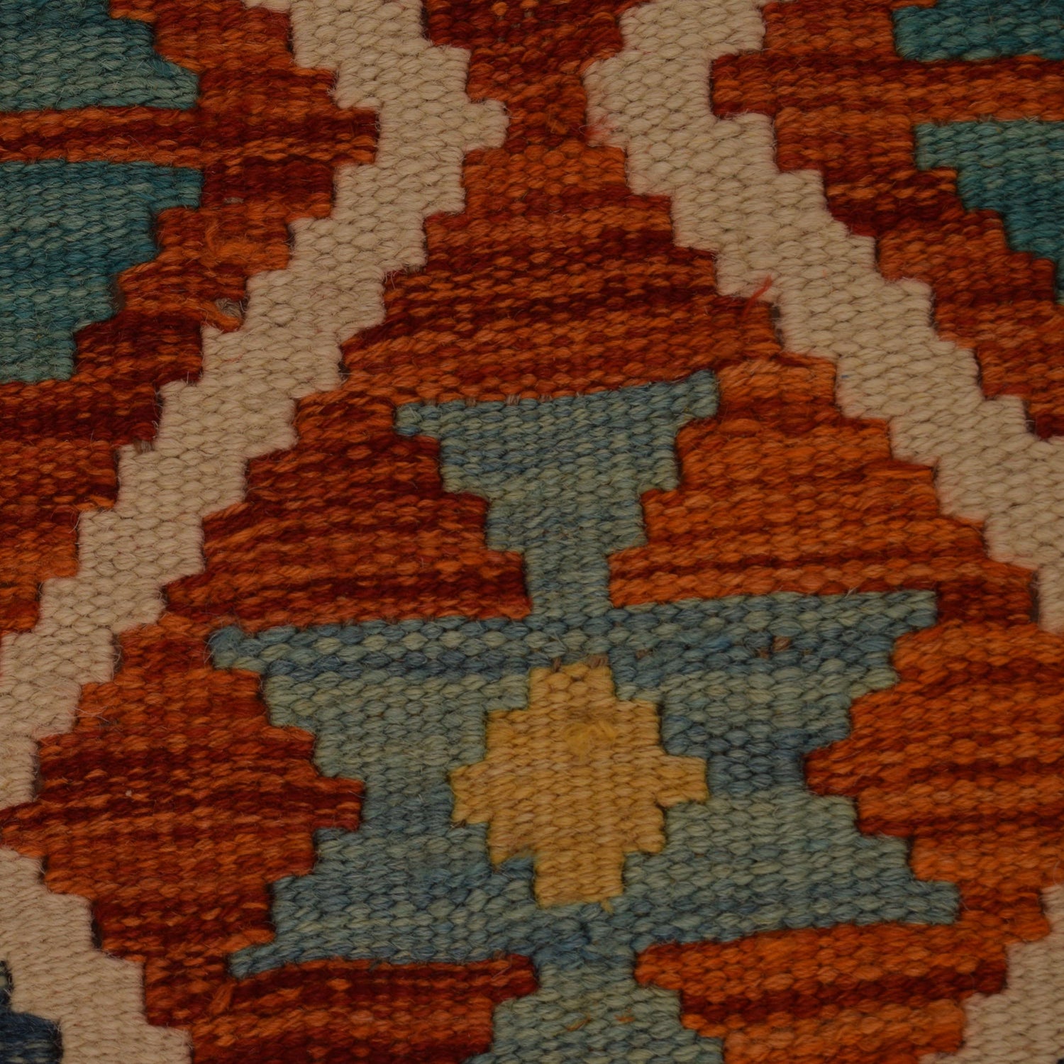 Handmade Multi Kilim Geometric 10' Runner
