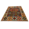 Handmade Multi Kilim Geometric 5x8 ft