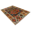 Handmade Multi Kilim Geometric 5x8 ft