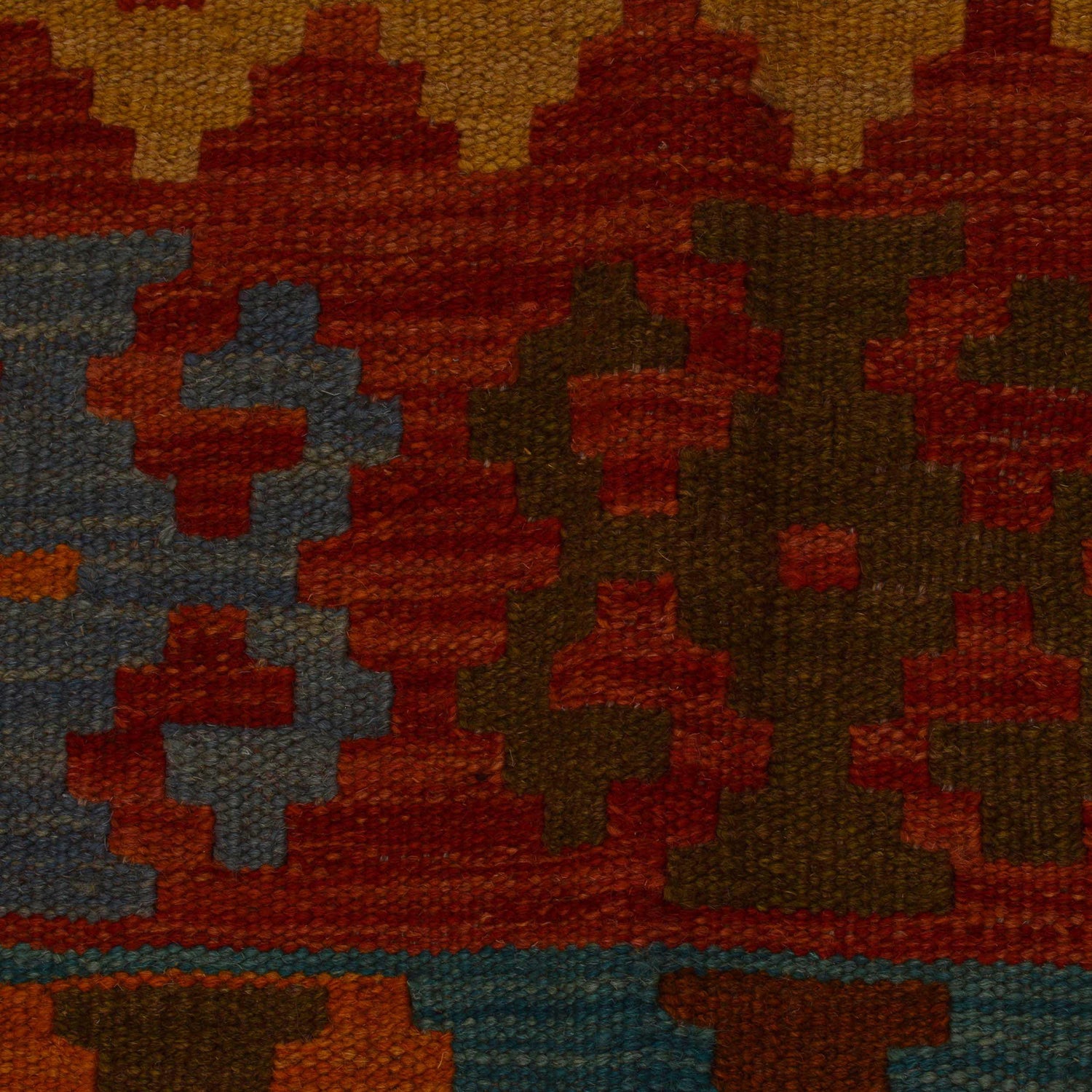 Handmade Multi Kilim Geometric 5x8 ft