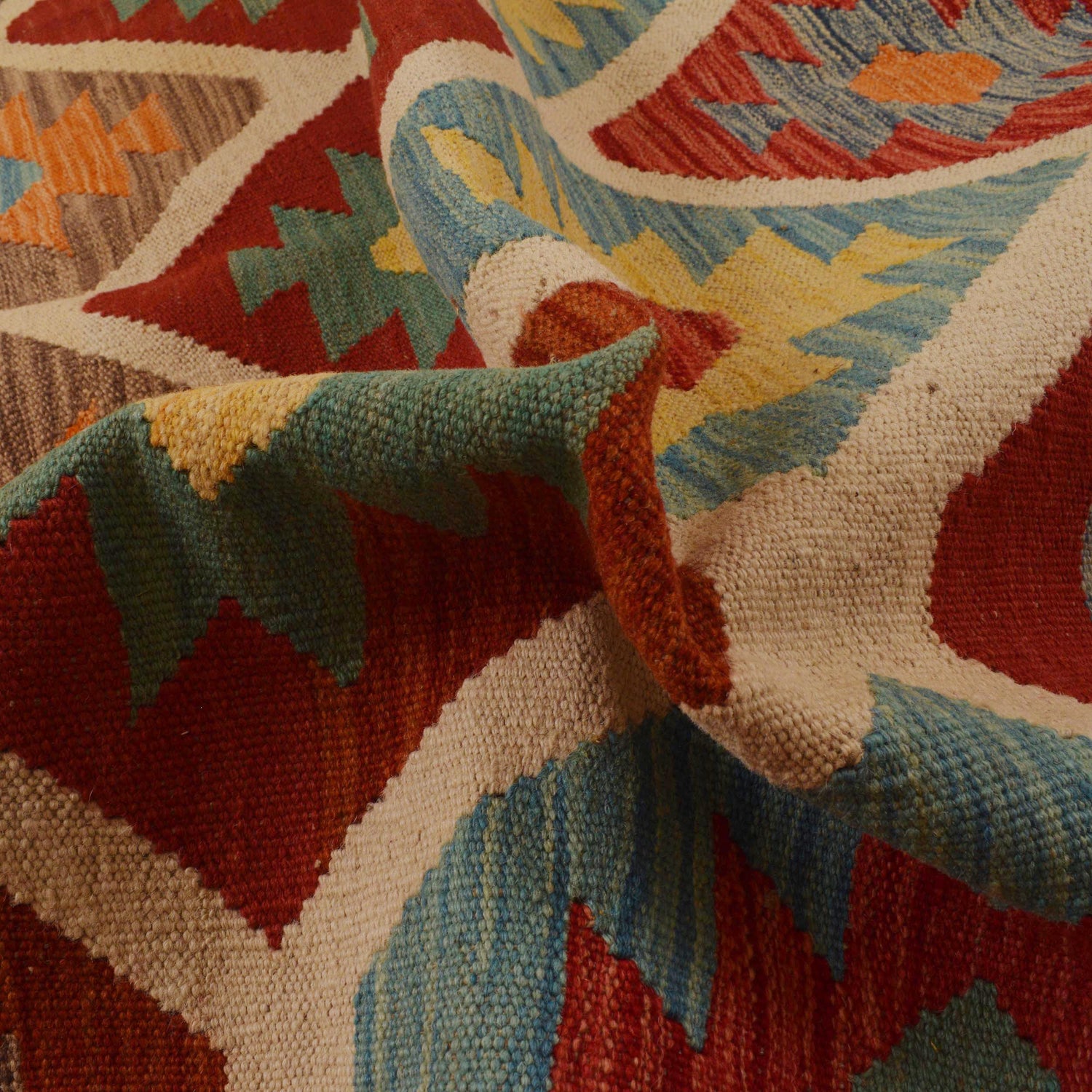 Handmade Multi Kilim Geometric 8x10 ft