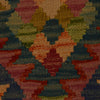 Handmade Multi Kilim Geometric 8' Runner