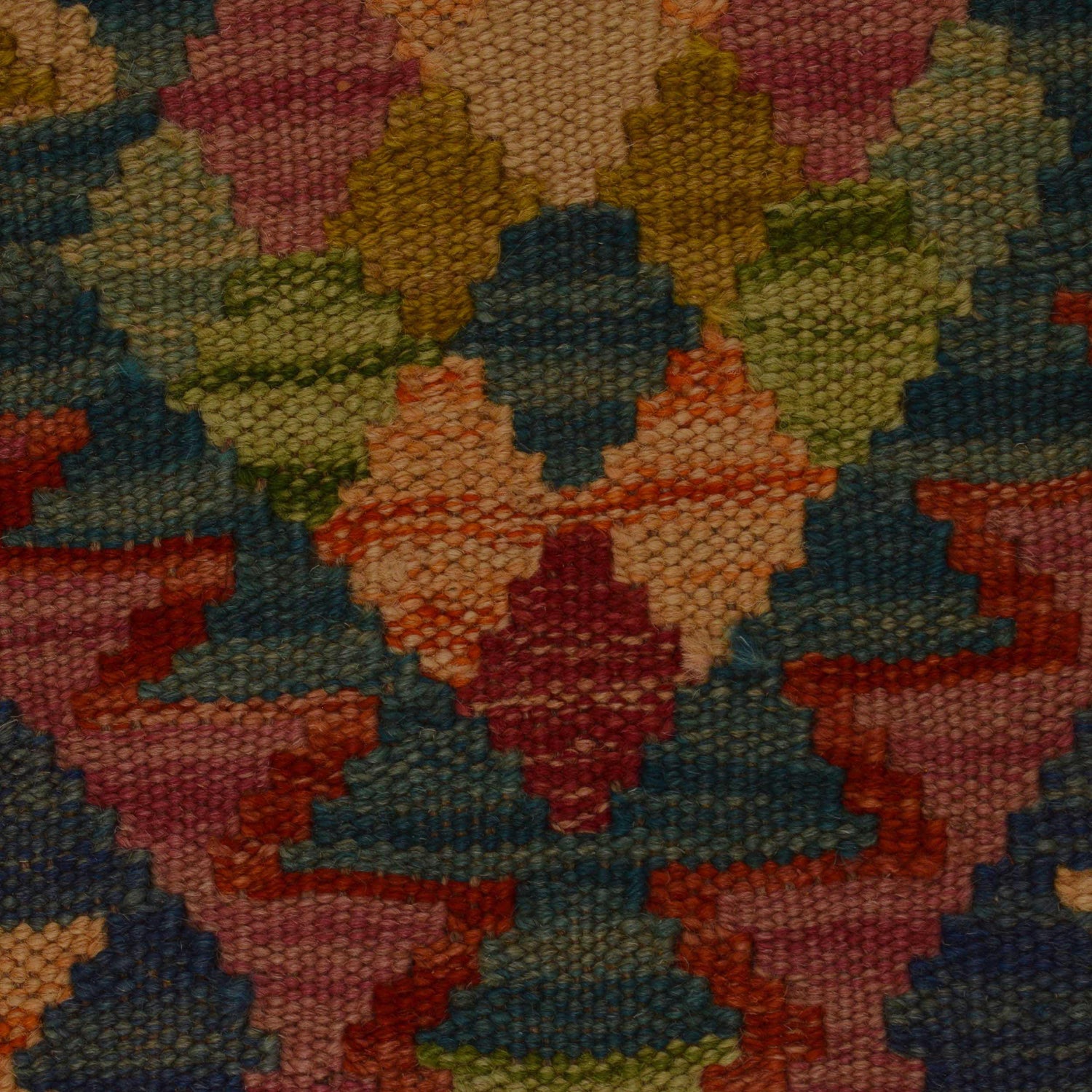 Handmade Multi Kilim Geometric 8' Runner