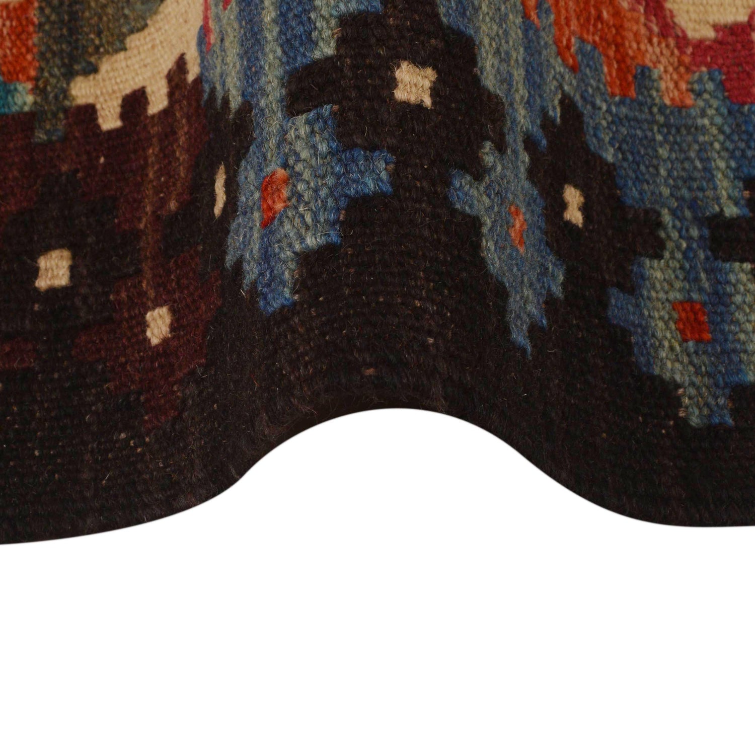 Handmade Multi Kilim Geometric 8' Runner