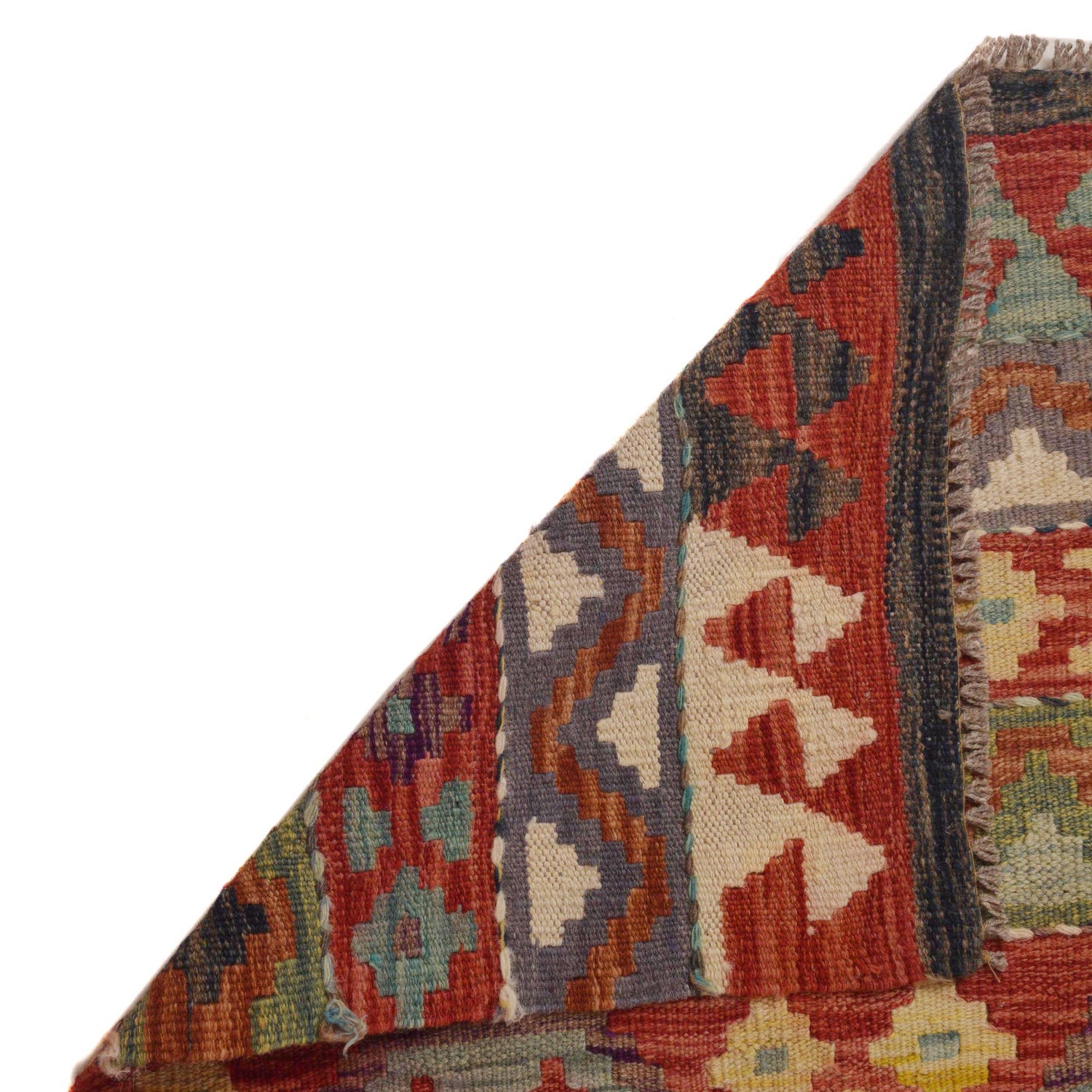 Handmade Multi Kilim Geometric 9x12 ft