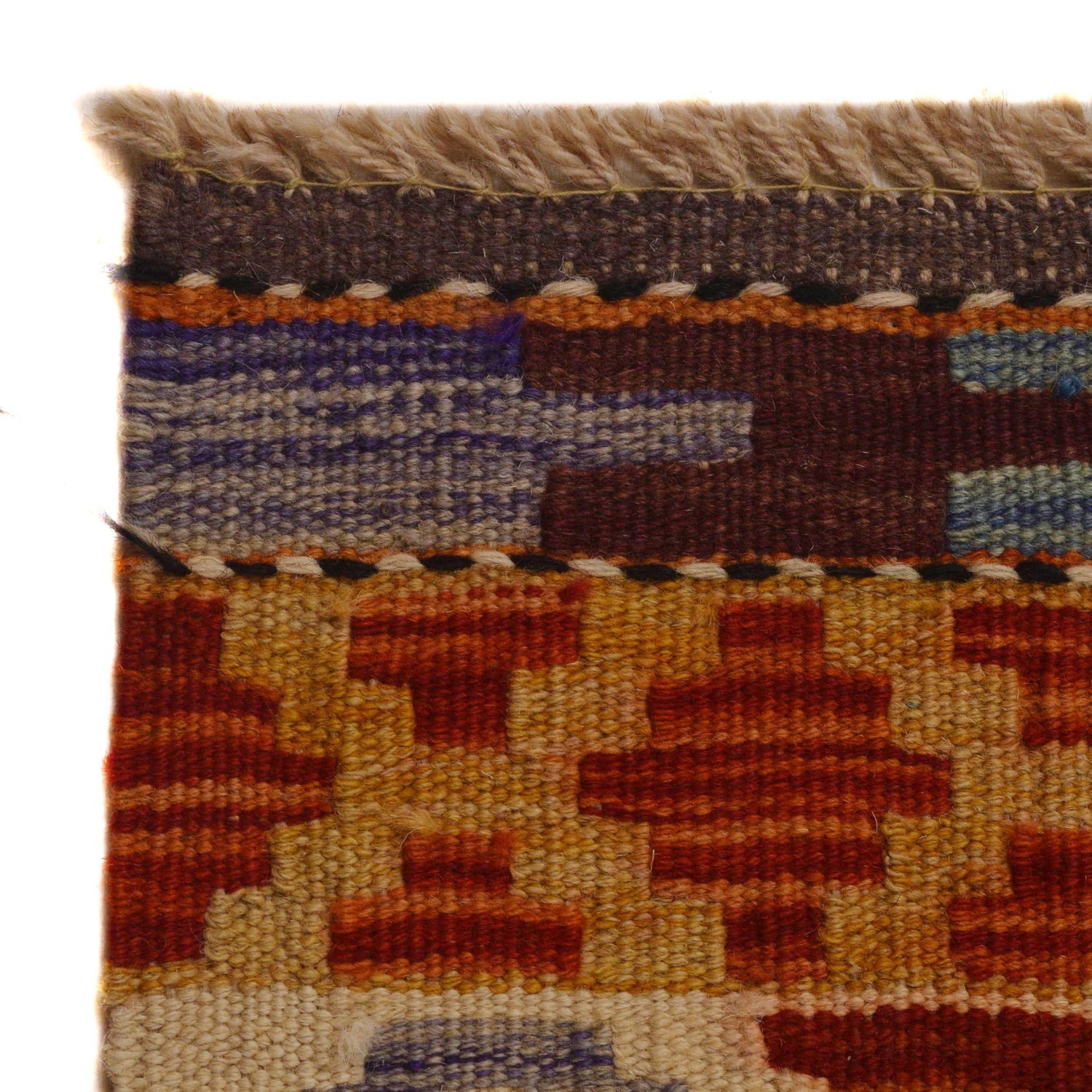 Handmade Multi Kilim Geometric 9x12 ft