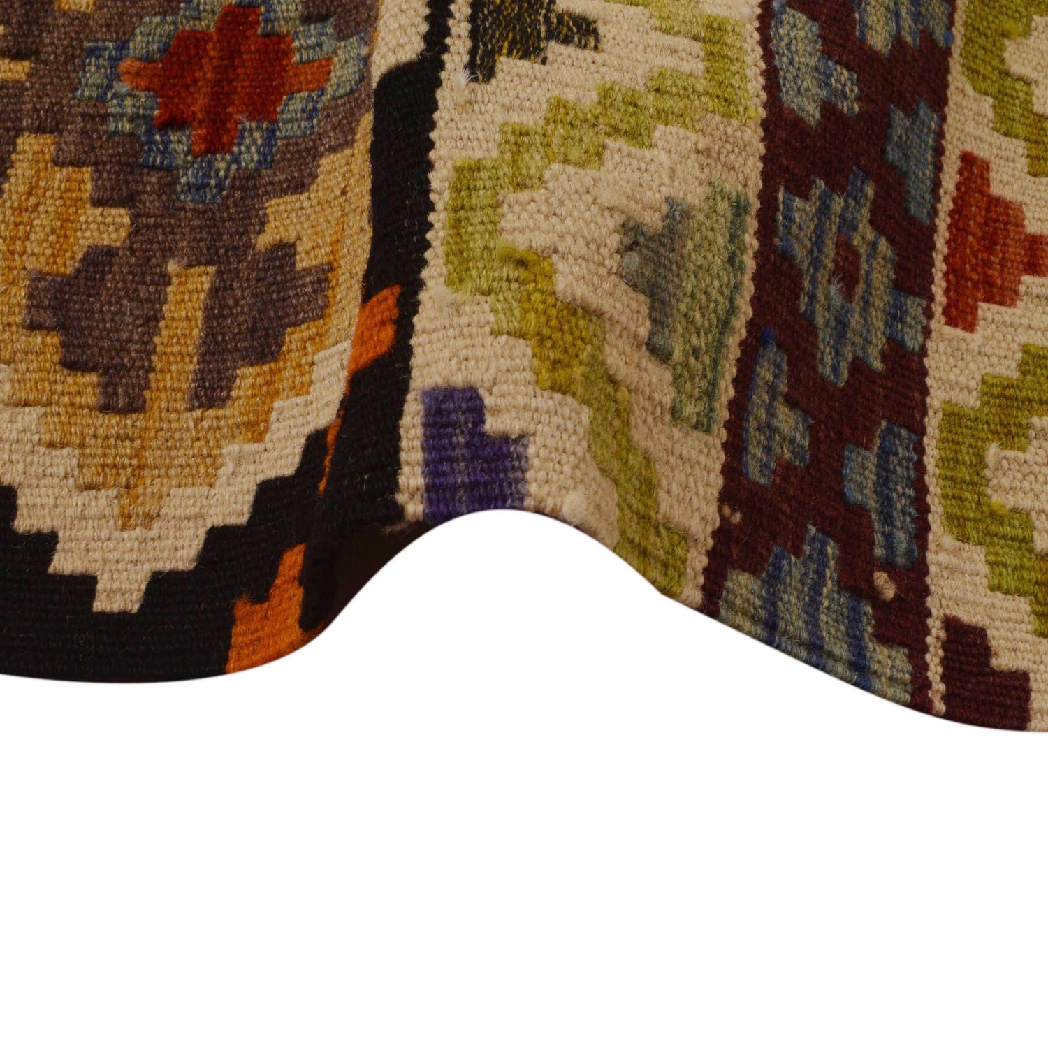 Handmade Multi Kilim Geometric 9x12 ft