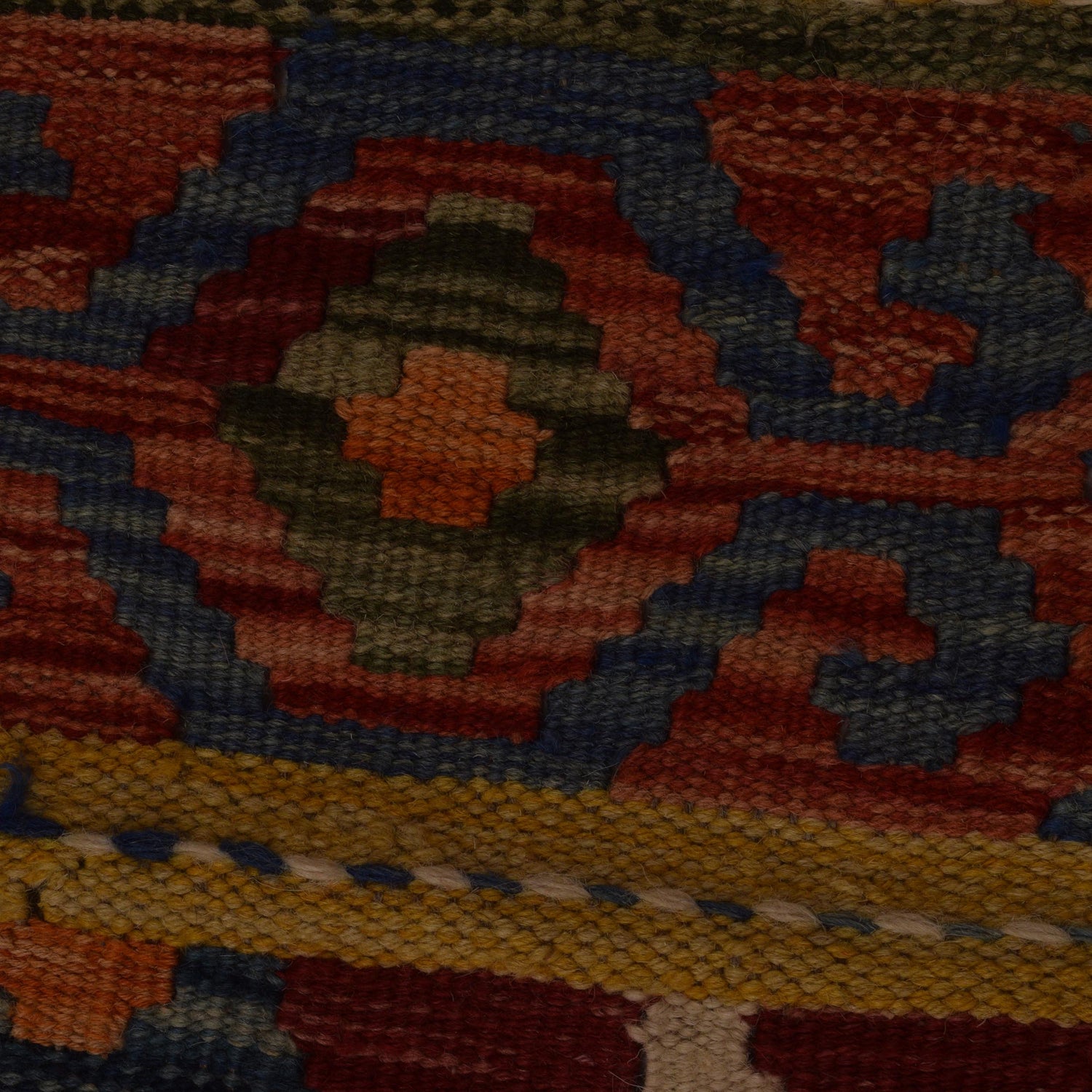 Handmade Multi Kilim Geometric 9x12 ft