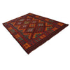 Maimana Kilim Area Rug Handmade Red Floral 6x9 ft