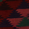 Maimana Kilim Area Rug Handmade Red Floral 6x9 ft