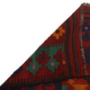 Maimana Kilim Area Rug Handmade Red Floral 6x9 ft