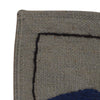 Embroidery Kilim Area Rug Handmade Gray Animal 4x6 ft