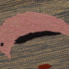 Embroidery Kilim Area Rug Handmade Multi Animal 5x8 ft