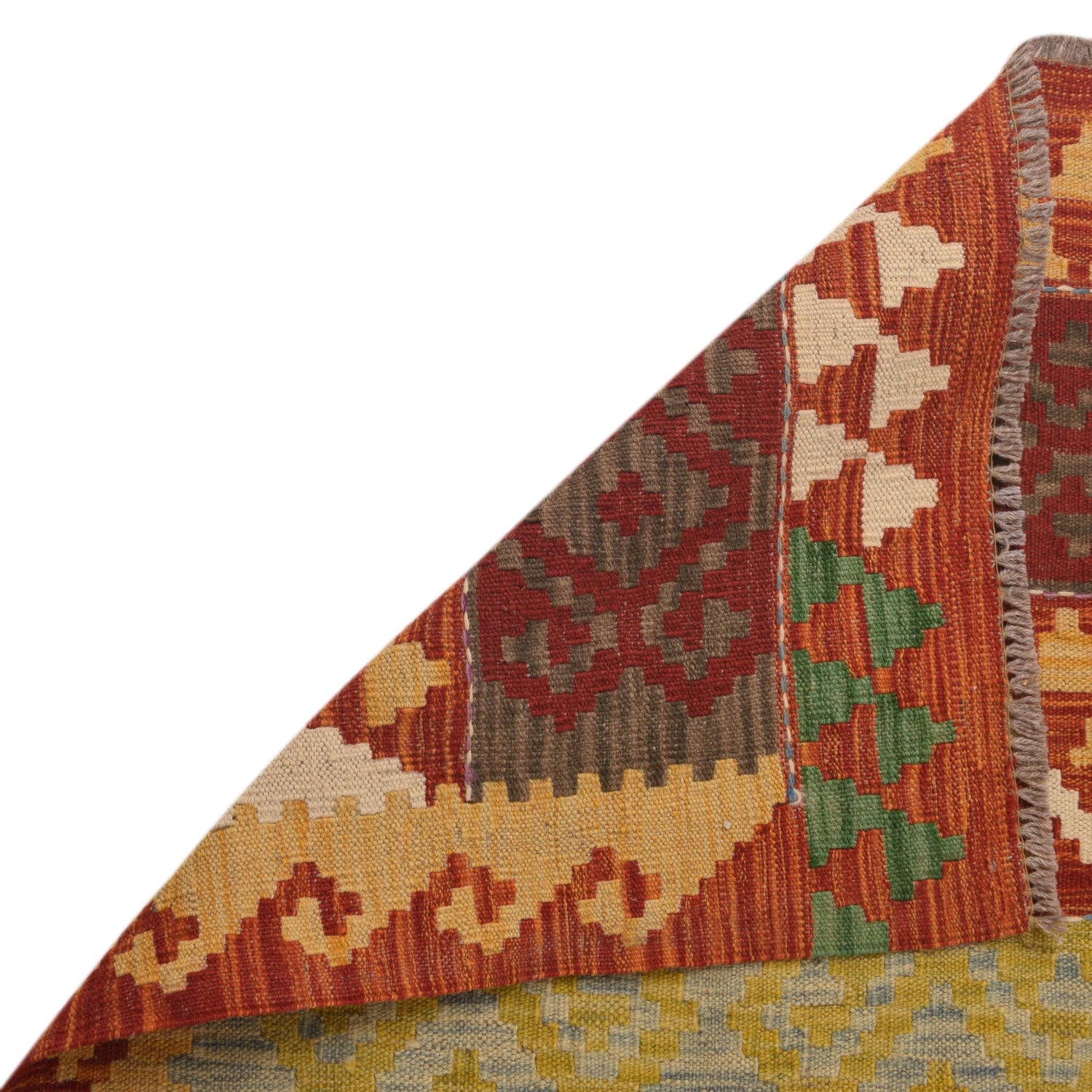 Handmade Multi Kilim Geometric 8x10 ft