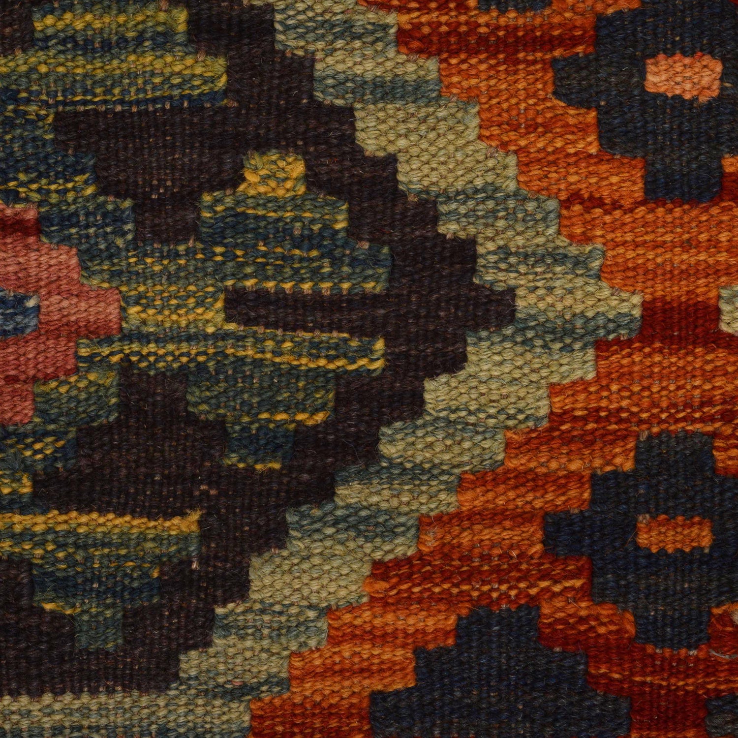 Handmade Multi Kilim Geometric 9x12 ft