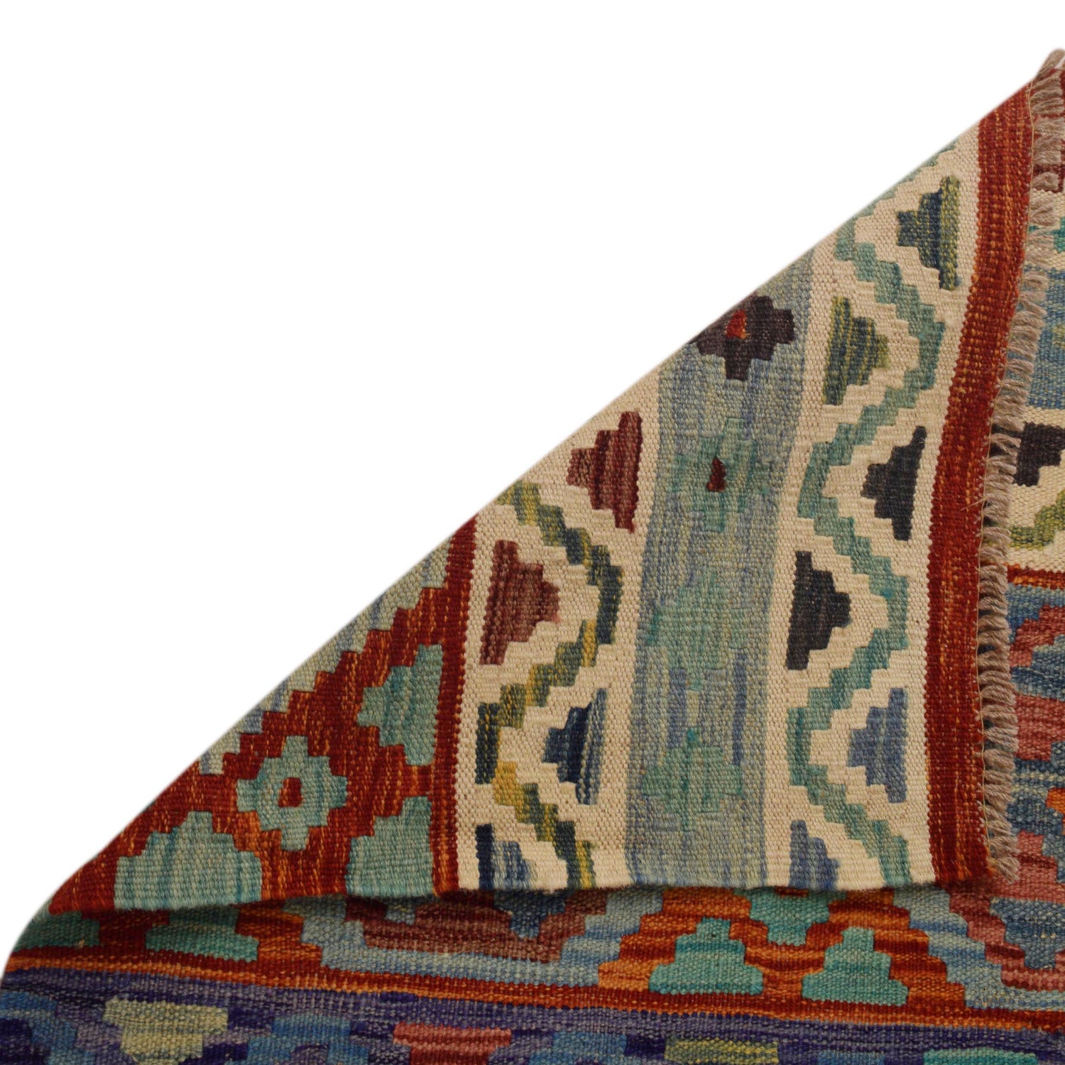 Handmade Multi Kilim Geometric 9x12 ft
