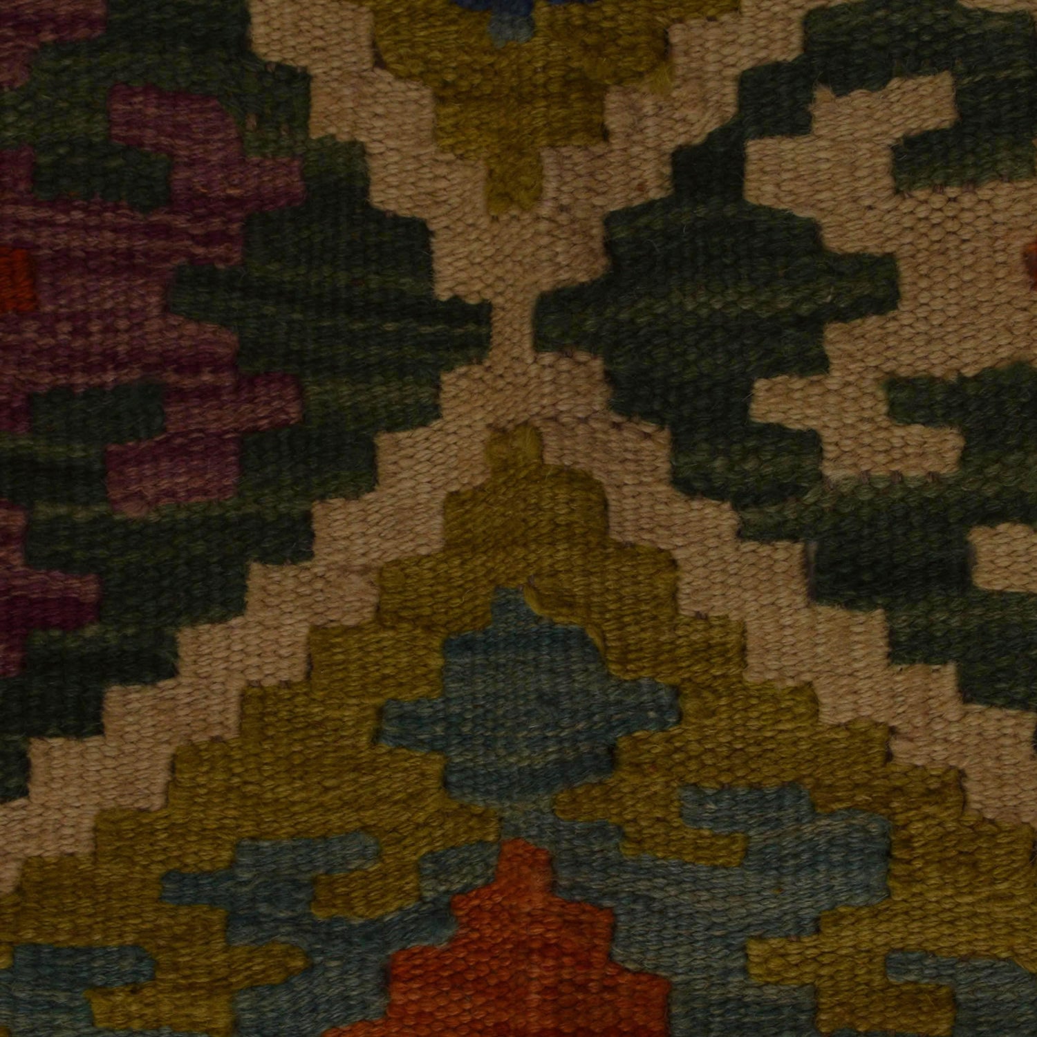 Handmade Multi Kilim Geometric 4x7 ft