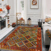 Handmade Multi Kilim Geometric 4x7 ft