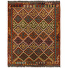 Handmade Multi Kilim Geometric 4x7 ft