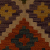 Handmade Multi Kilim Geometric 4x7 ft