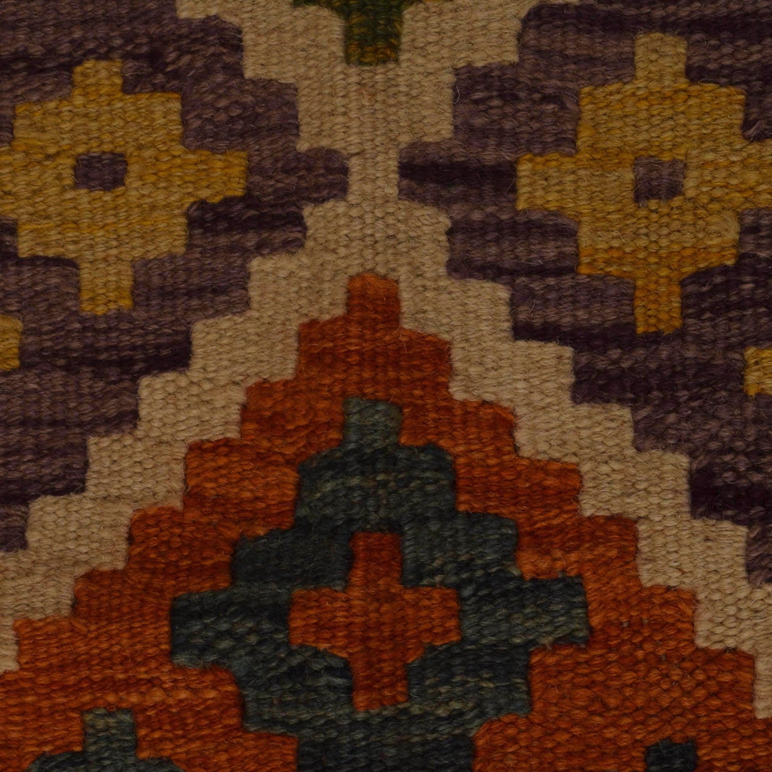 Handmade Multi Kilim Geometric 4x7 ft