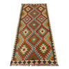 Handmade Multi Kilim Geometric 6' Runner