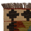 Handmade Multi Kilim Geometric 6' Runner