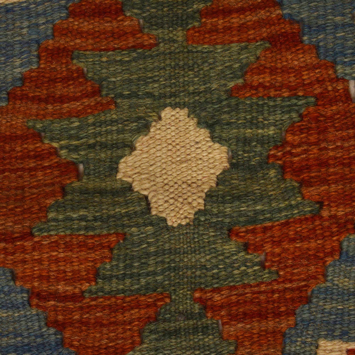 Handmade Multi Kilim Geometric 6' Runner