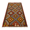 Handmade Multi Kilim Geometric 6' Runner