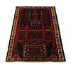Baluchi Rug Handmade Multi Prayer Design 3x5 ft