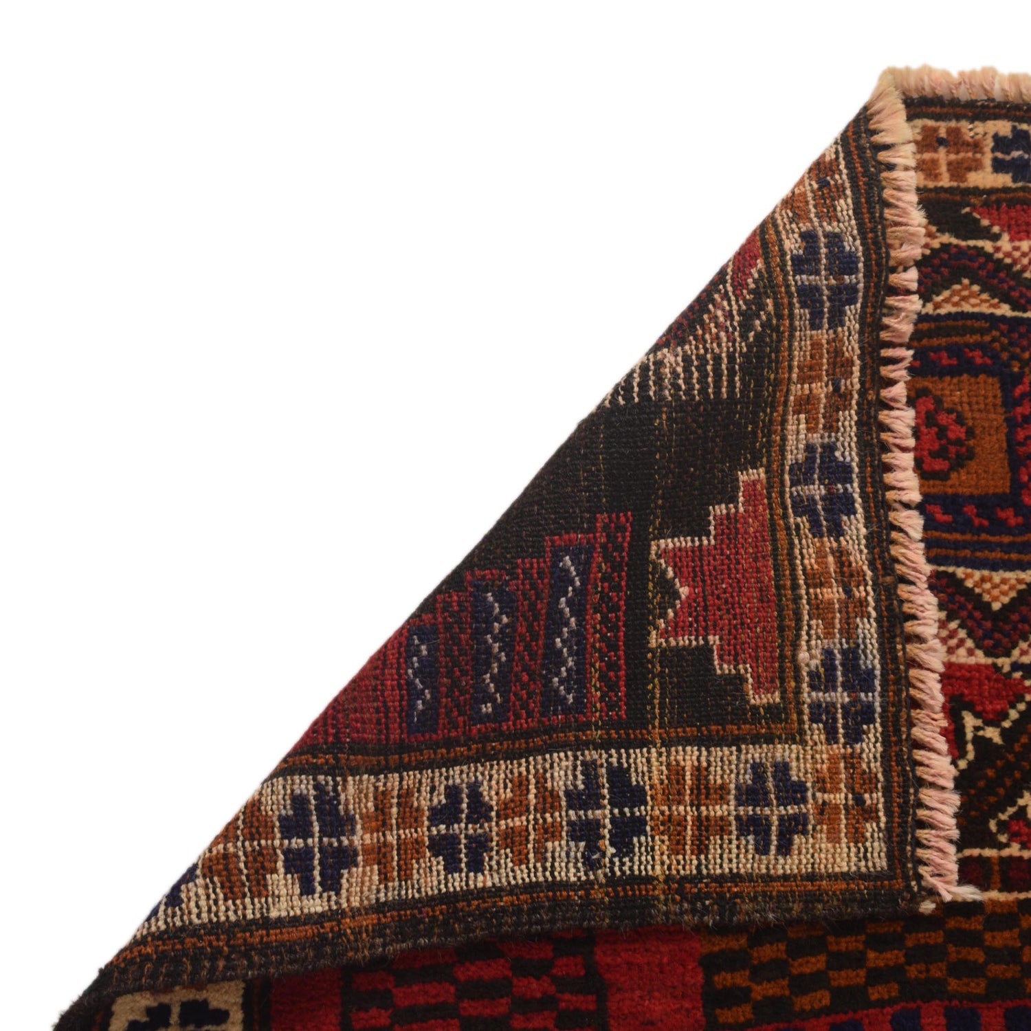 Baluchi Rug Handmade Multi Prayer Design 3x5 ft