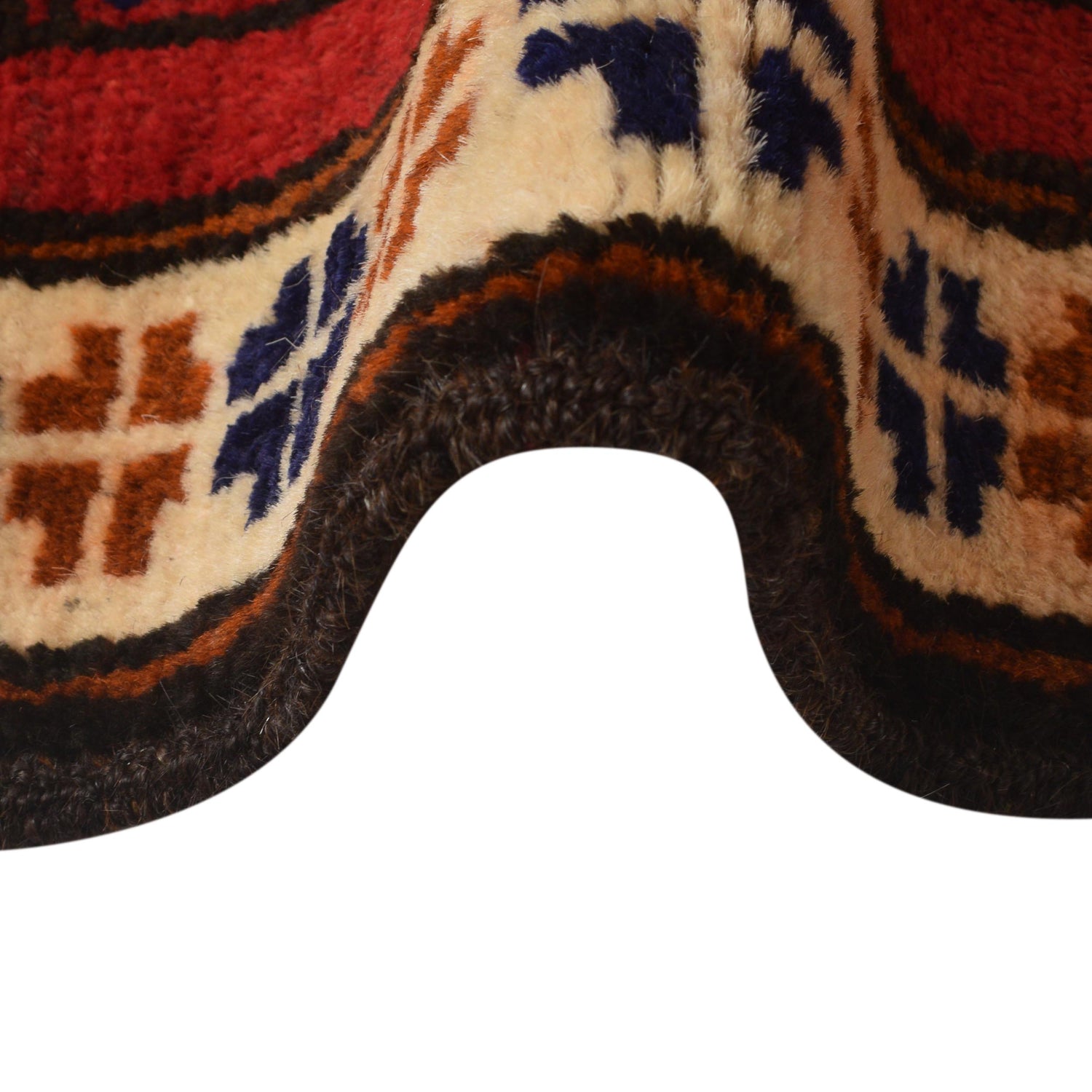 Baluchi Rug Handmade Multi Prayer Design 3x5 ft