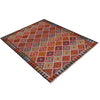 Handmade Multi Kilim Geometric 5x8 ft