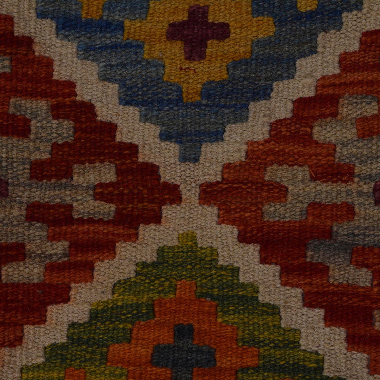 Handmade Multi Kilim Geometric 5x8 ft