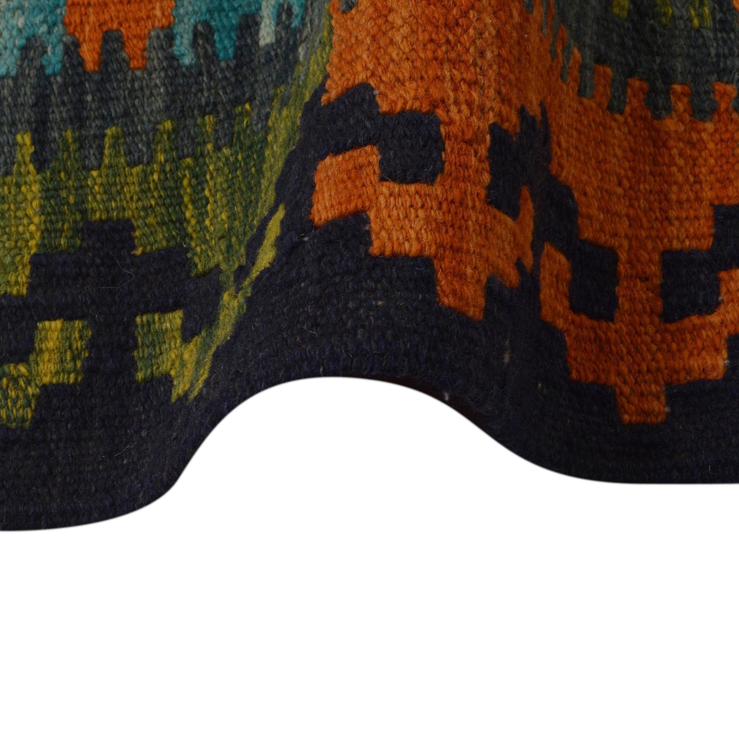 Handmade Multi Kilim Geometric 5x8 ft