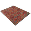 Oushak Area Rug Handmade Multi Floral 7x10 ft