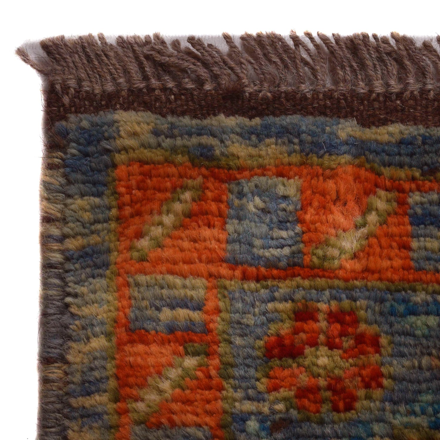Oushak Area Rug Handmade Multi Floral 7x10 ft
