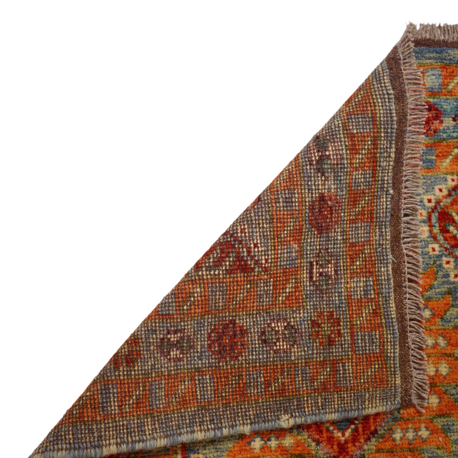 Oushak Area Rug Handmade Multi Floral 7x10 ft