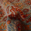 Oushak Area Rug Handmade Multi Floral 7x10 ft