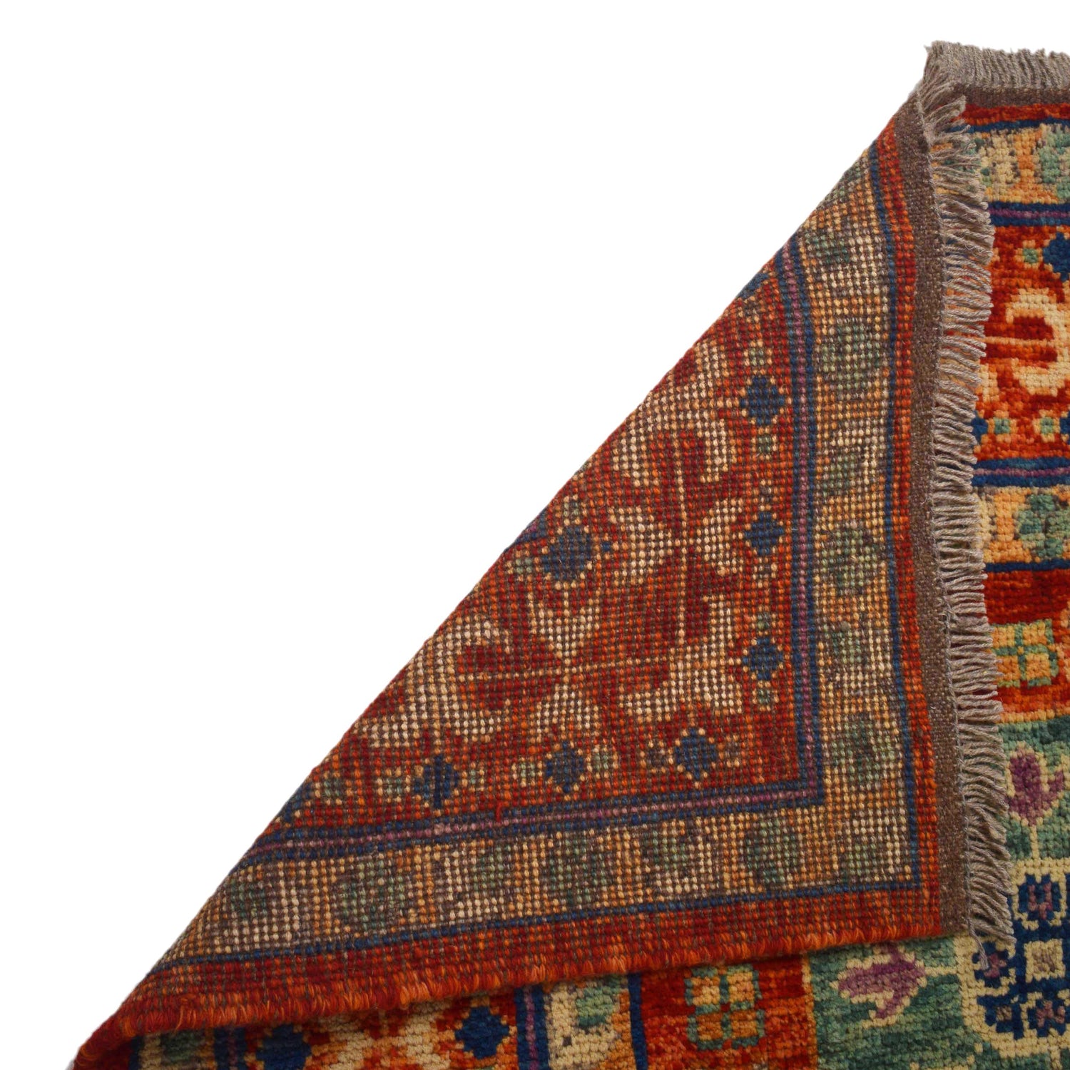 Shirazi Area Rug Handmade Red Medallion 7x10 ft