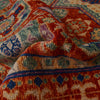 Shirazi Area Rug Handmade Red Medallion 7x10 ft