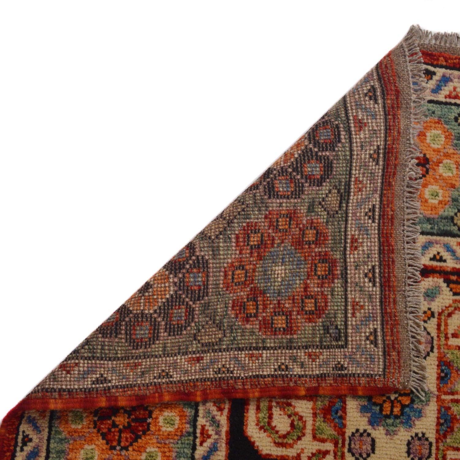 Shirazi Area Rug Handmade Red Medallion 7x10 ft